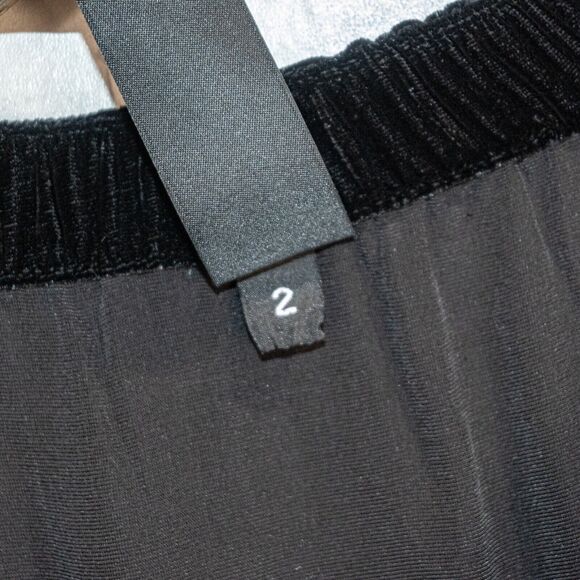 Zero + Maria Cornejo Women's Ruched Bubble Top in velvet Black size 2 - Picture 6 of 8